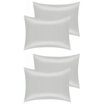 Satin Comfortable Hair And Skin Envelope Closure Standard Pillowcase 4 pc