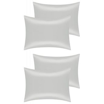 Satin Comfortable Hair And Skin Envelope Closure Standard Pillowcase 4 pc