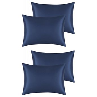 Satin Comfortable Hair And Skin Envelope Closure Standard Pillowcase 4 pc