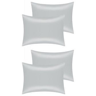 Satin Comfortable Hair And Skin Envelope Closure Standard Pillowcase 4 pc