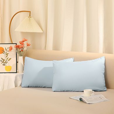 Solid Color Envelope Closure For Easy Care Wrinkle Pillowcase 4 Pcs