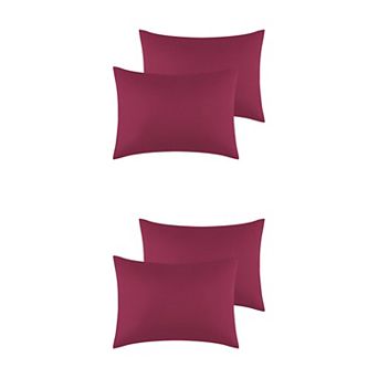 Solid Color Envelope Closure For Easy Care Wrinkle Pillowcase 4 pc