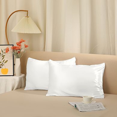 Satin Hair And Skin Breathable Envelope Closure Pillowcase 4 Pcs