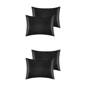 Satin Hair And Skin Breathable Envelope Closure Pillowcase 4 pc