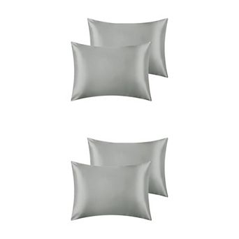 Satin Hair And Skin Breathable Envelope Closure Pillowcase 4 pc