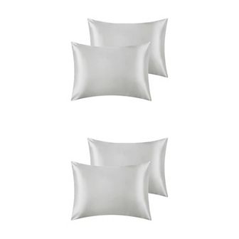 Satin Hair And Skin Breathable Envelope Closure Pillowcase 4 pc