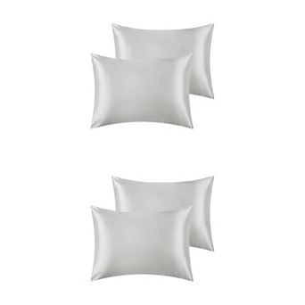 Satin Hair And Skin Breathable Envelope Closure Pillowcase 4 pc
