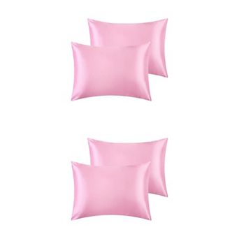 Satin Hair And Skin Breathable Envelope Closure Pillowcase 4 pc