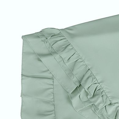 Triple Ruffle Pillowcases Set Of 4 Pillow Covers Pillow Shams With Envelope Closure