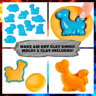 Dinosaur And Monsters Battle Slime Kit, Slime Pack With 14 Premade Slime