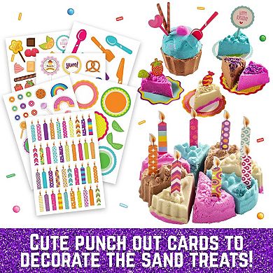 Sweet Cakes Play Sand Kit, Fun Sand Box Toys Kit Cake Sand Kit