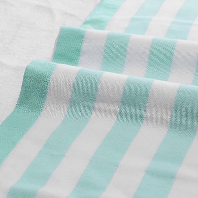 Medium Size 2 Pack Stripe Bath Towel Set Cotton Highly Absorbent Towels