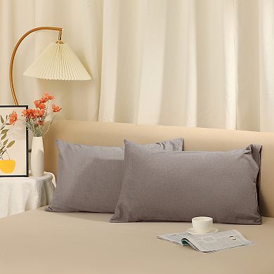 Polyester Envelope Closure Soft And Breathable Pillowcases 4 Pcs