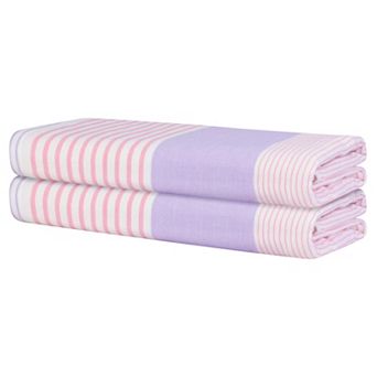 Absorbent 2 Pack Cotton Bath Towels Set, Soft, Light Weight And Quick Dry