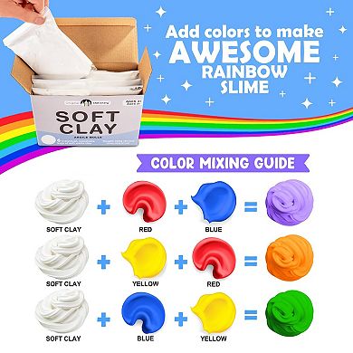 Soft Clay for Slime Making, 600g Clay Foam for Art & Craft, Ideal Holiday Gift