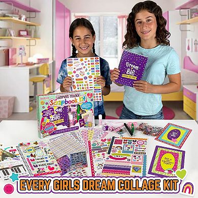 Ultimate Collage Scrapbook Kit, Make A 40-page Photo Album Scrapbook