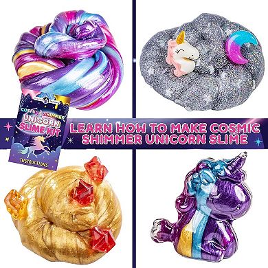 Cosmic Shimmer Unicorn Slime Kit, Unicorn Toys with Galaxy Slime, Holiday Gifts