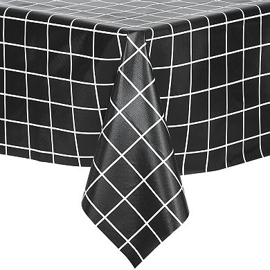 2 Pack Rectangle Tablecloth Wrinkle Resistant Waterproof Table Cover Dining 55" x 87"