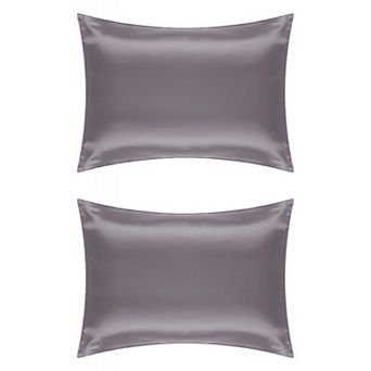 Silk Pillowcase For Hair And Skin Standard Set Of 2 Soft Smooth With Envelope Closure