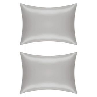 Silk Pillowcase For Hair And Skin Standard Set Of 2 Soft Smooth With Envelope Closure