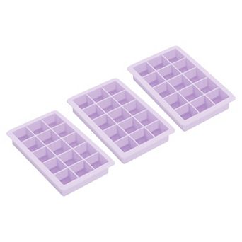 Ice Cube Tray With Removable Lid For Freezer, Square Ice Cube Mould Per Tray For Cocktail, Juice