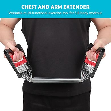 Plastic Handle 5 Springs Chest Arm Expander Pull Exerciser Equipment