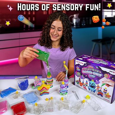 Galaxy Glow Sand Art Kit - Colored Sand & Art Bottles