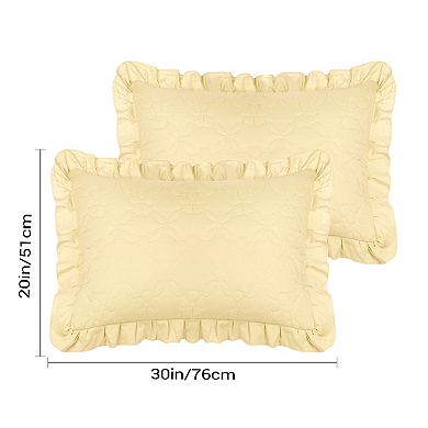 4 Pcs Plush Decorative Throw Solid Striped Pillow Covers Pillowcase