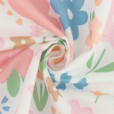 Rectangle Tablecloth Floral Waterproof Table Cover For Dining Room Outdoor