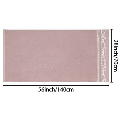 2 Pack Cotton Bath Towels Soft Absorbent Quick Dry Durable Bathroom Towels