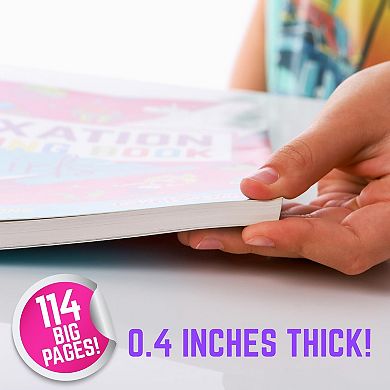 Relaxation Coloring Book for Kids Ages 4+, Arts and Crafts for Teen Girls