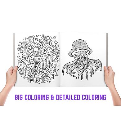 Relaxation Coloring Book for Kids Ages 4+, Arts and Crafts for Teen Girls