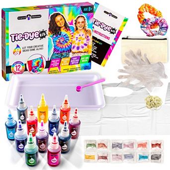 Fun Colors Tie Dye Kit: Make Colorful Tie Dye Crafts, Fun Tie Dye Kit