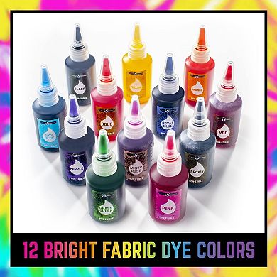 Fun Colors Tie Dye Kit: Make Colorful Tie Dye Crafts, Fun Tie Dye Kit