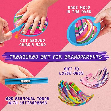 Clay Craft DIY Trinket Dish Studio for Kids, Clays and Tools, Ideal Holiday Gift