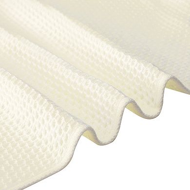 Medium Waffle 2 Pack Cotton Bath Towel Set Soft Absorbent Quick Drying Bathroom Towels