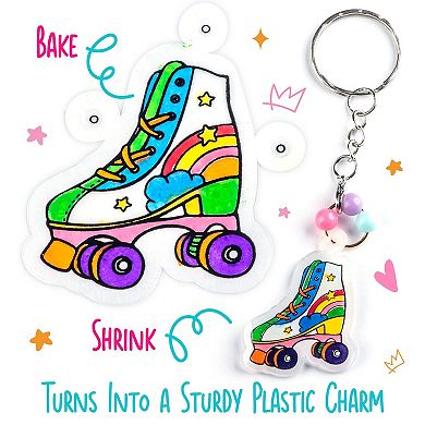 Shrink Me Craft Kit, Create Shrink Art And Make Your Own Keychain
