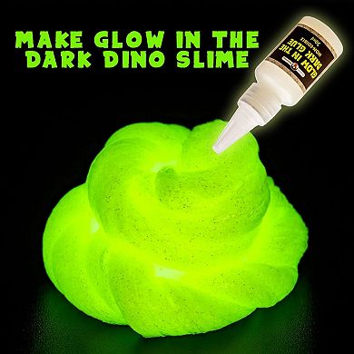 Dinosaur Slime Kit, Glow in the Dark to Create Fun Slimes, Ideal Holiday Gift