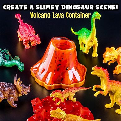 Dinosaur Slime Kit, Glow in the Dark to Create Fun Slimes, Ideal Holiday Gift