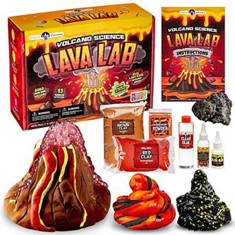 Lava Science Slime Kit: Create Glow In The Dark Slime & Make Science Experiments
