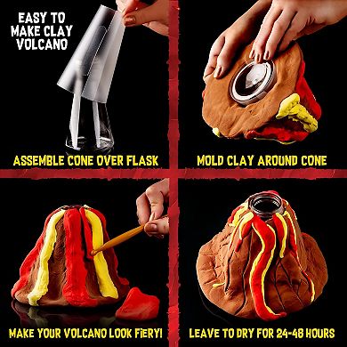 Lava Science Slime Kit: Create Glow In The Dark Slime & Make Science Experiments