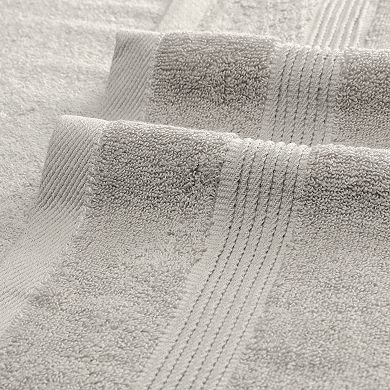 2 Pack Stripes Bath Towels Large Bathroom Towels Set Absorbent Towels