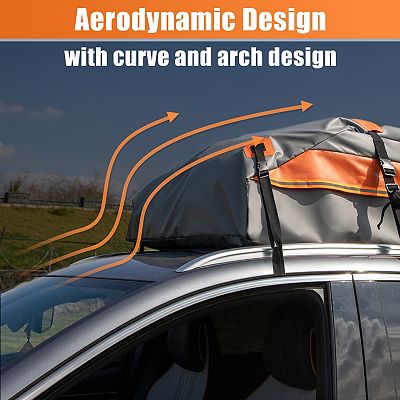 15 Cubic Feet Car Roof Bag Rooftop Cargo Carrier Bag Luggage