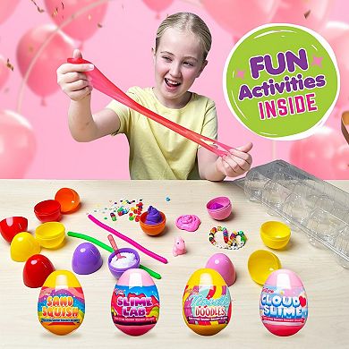 Girlzone 10 Pre-filled Egg-citing Squashy Delights With Surprise Toys