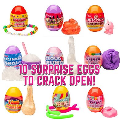 Girlzone 10 Pre-filled Egg-citing Squashy Delights With Surprise Toys