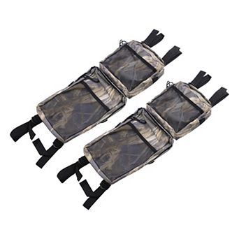 2 pc Atv Fender Cargo Storage Bag Saddle Bags With Zipper For Polaris Sportsman For Yamaha