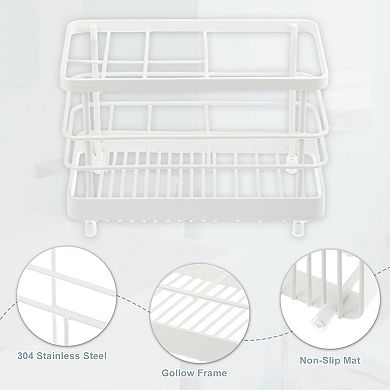 Toothbrush Holder, Toothpaste Holder Stand, Bathroom Kitchen Accessories Organizer