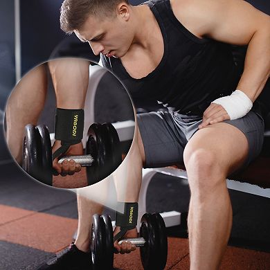 1 Pair Wrist Bandages, Professional Bandage Wrist Guards For Strength Training, Calisthenics Black