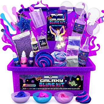 Mini Galaxy Slime Kit, Make Your Own Galactic Slime, Ideal Holiday Gift