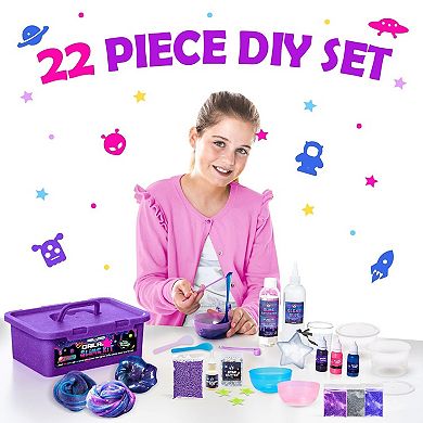 Mini Galaxy Slime Kit, Make Your Own Galactic Slime, Ideal Holiday Gift